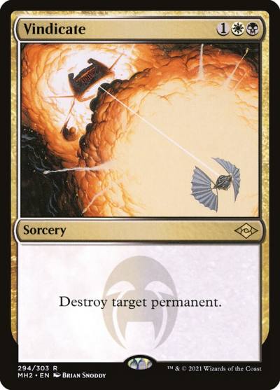 Vindicate MH2-294 Modern Horizons 2 Magic card