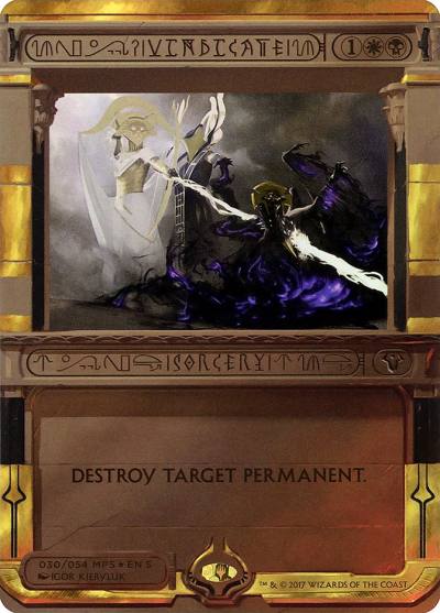 Vindicate MP2-30 Amonkhet Invocations Magic card