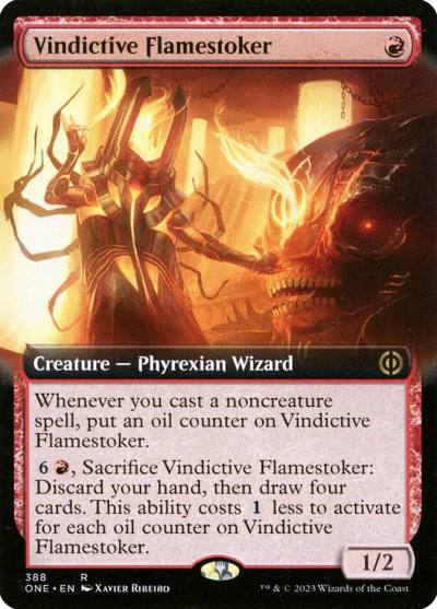 Vindictive Flamestoker ONE-388 Phyrexia: All Will Be One Magic card