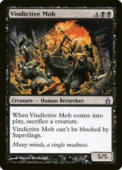 Vindictive Mob 112 Ravnica: City of Guilds Magic card