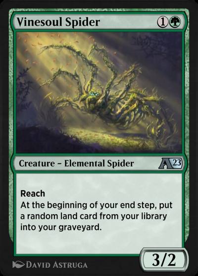 Vinesoul Spider YDMU-18 Alchemy: Dominaria Magic card