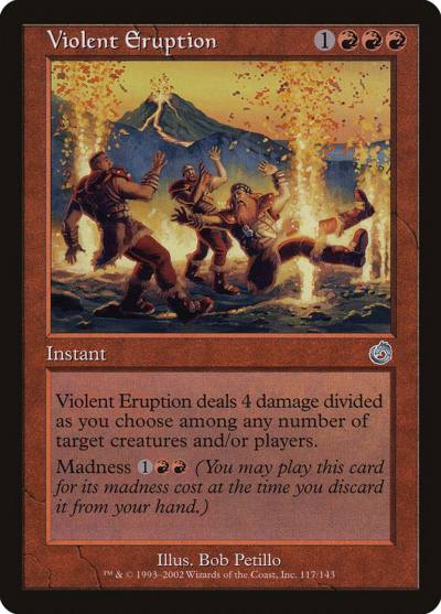Violent Eruption TOR-117 Torment Magic card