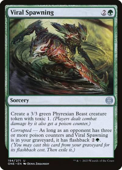 Viral Spawning ONE-194 Phyrexia: All Will Be One Magic card