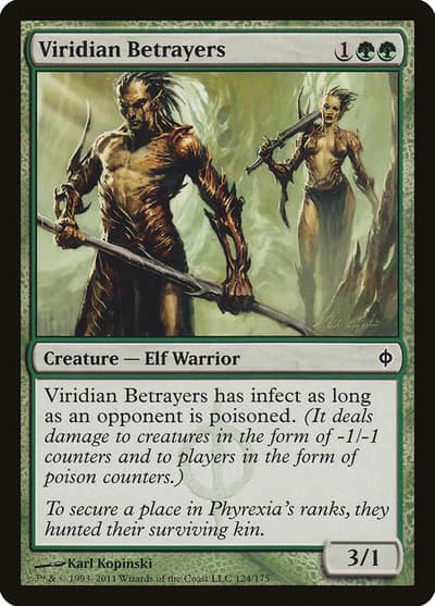 Viridian Betrayers 124 New Phyrexia Magic card