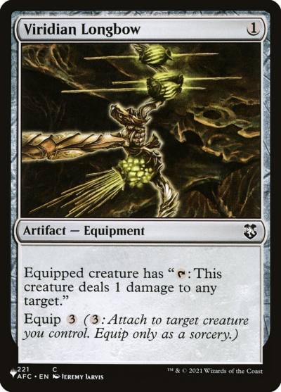 Viridian Longbow PLST-AFC-221 The List Magic card