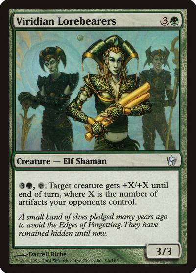 Viridian Lorebearers 5DN-99 Fifth Dawn Magic card