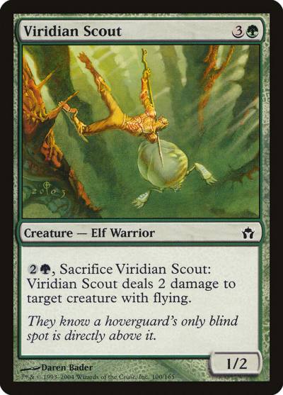 Viridian Scout 100 Fifth Dawn Magic card