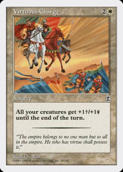 Virtuous Charge PTK-29 Portal Three Kingdoms Magic card