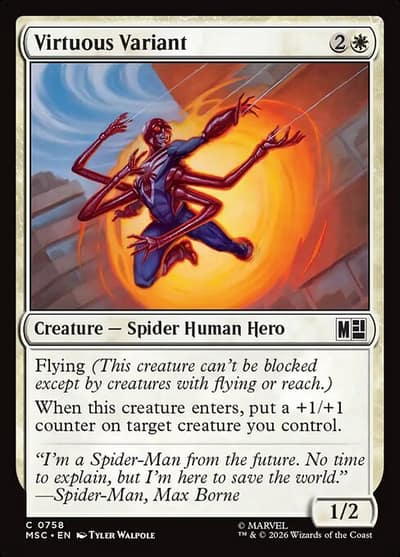 Virtuous Variant 758 Marvel Super Heroes Commander Magic card