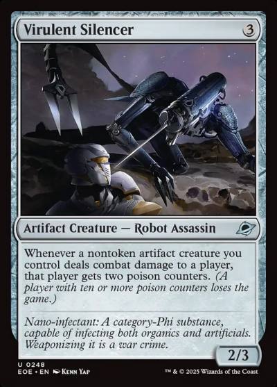 Virulent Silencer EOE-248 Edge of Eternities Magic card
