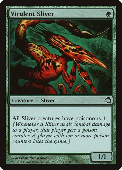 Virulent Sliver H09-2 Premium Deck Series: Slivers Magic card