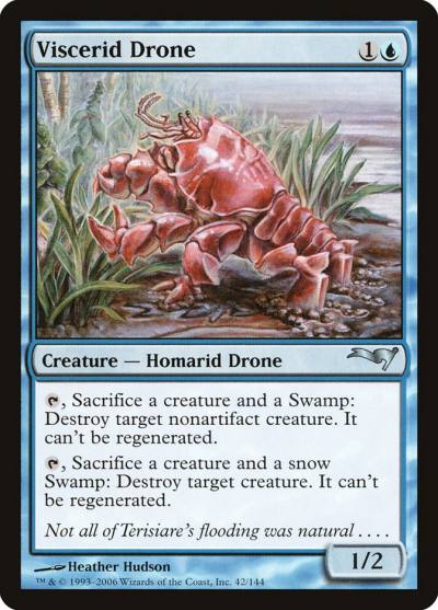 Viscerid Drone CST-42 Coldsnap Theme Decks Magic card