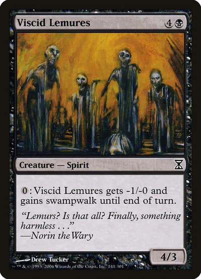 Viscid Lemures 141 Time Spiral Magic card