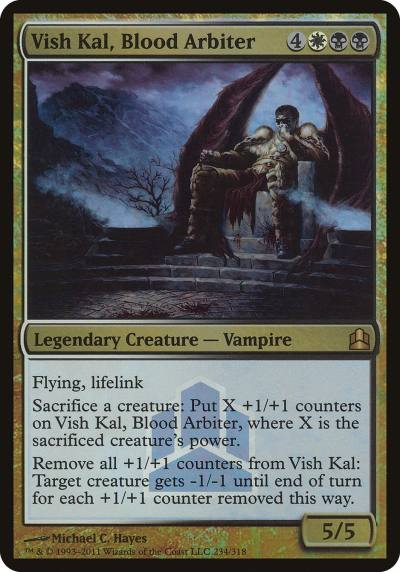 Vish Kal, Blood Arbiter PCMD-234 Commander 2011 Launch Party Magic card