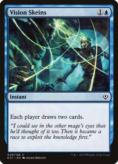 Vision Skeins E01-29 Archenemy: Nicol Bolas Magic card