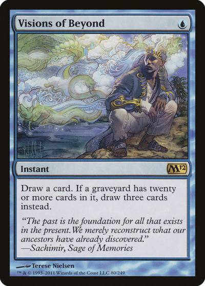 Visions of Beyond M12-80 Magic 2012 Magic card