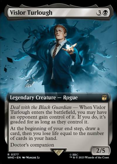 Vislor Turlough WHO-377 Doctor Who Magic card
