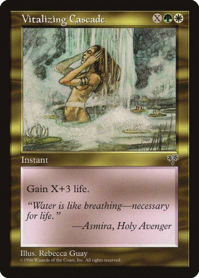 Vitalizing Cascade MIR-286 Mirage Magic card