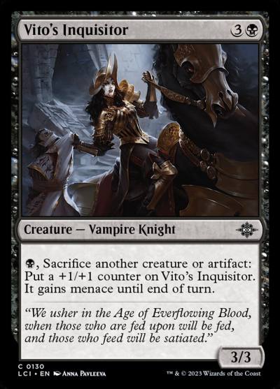 Vito's Inquisitor LCI-130 The Lost Caverns of Ixalan Magic card
