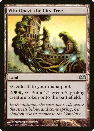 Vitu-Ghazi, the City-Tree PC2-130 Planechase 2012 Magic card