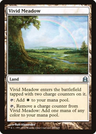 Vivid Meadow CMD-297 Commander 2011 Magic card