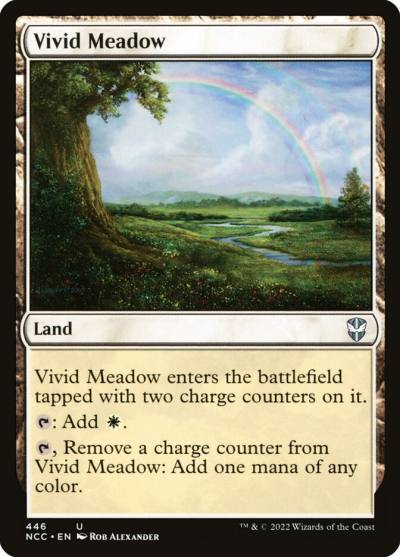 Vivid Meadow NCC-446 New Capenna Commander Magic card