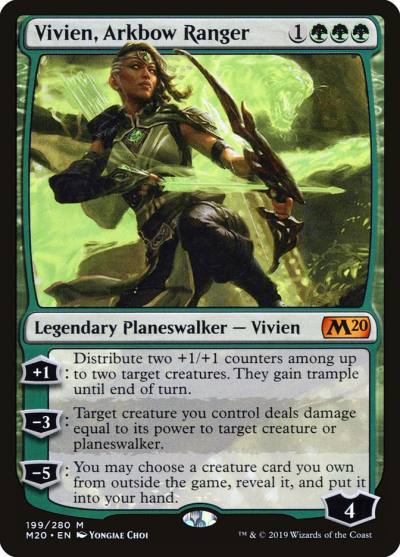 Vivien, Arkbow Ranger M20-199 Core Set 2020 Magic card