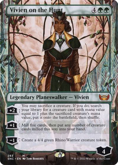 Vivien on the Hunt SNC-283 Streets of New Capenna Magic card