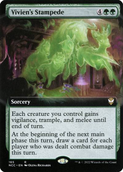 Vivien's Stampede NCC-165 New Capenna Commander Magic card