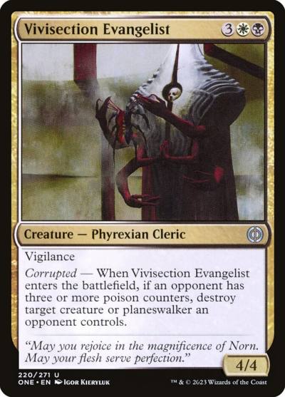 Vivisection Evangelist ONE-220 Phyrexia: All Will Be One Magic card