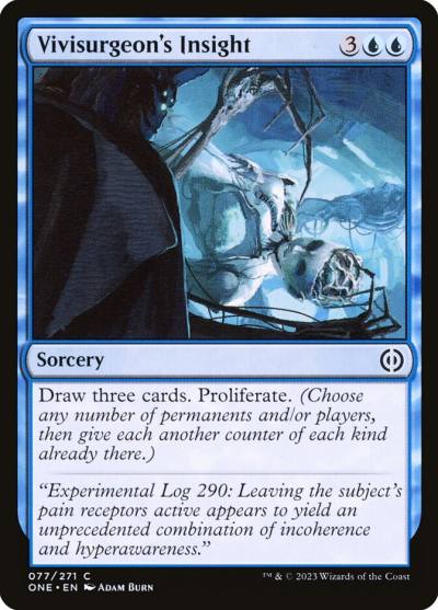 Vivisurgeon's Insight ONE-77 Phyrexia: All Will Be One Magic card