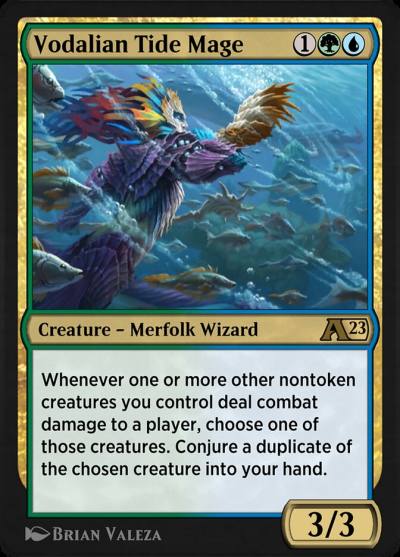 Vodalian Tide Mage YDMU-29 Alchemy: Dominaria Magic card