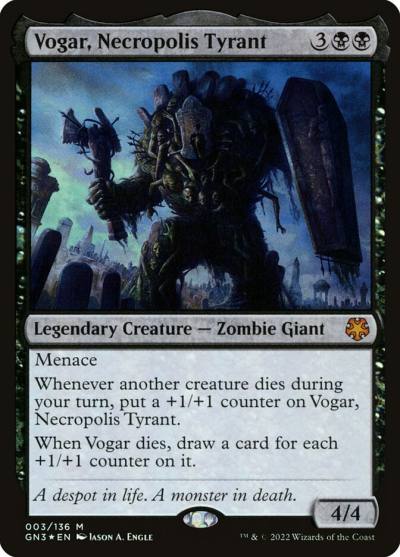 Vogar, Necropolis Tyrant 3 Game Night: Free-for-All Magic card