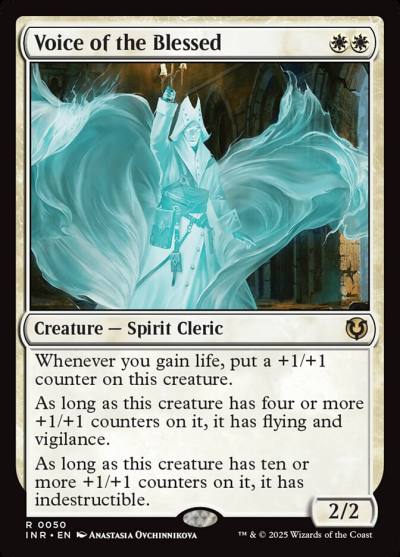 Voice of the Blessed INR-50 Innistrad Remastered Magic card