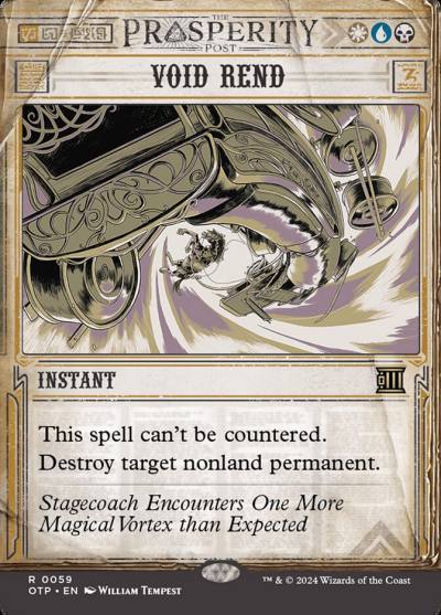 Void Rend OTP-59 Breaking News Magic card