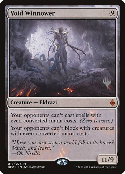 Void Winnower PBFZ-17P Battle for Zendikar Promos Magic card