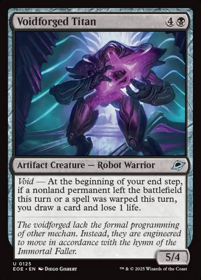 Voidforged Titan EOE-125 Edge of Eternities Magic card