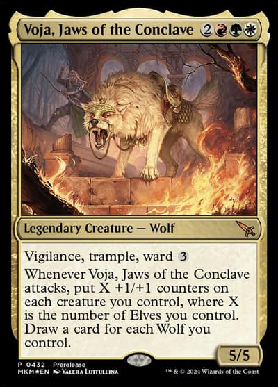 Voja, Jaws of the Conclave 432 Murders at Karlov Manor Magic card
