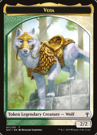 Voja // Saproling TGK1-11 GRN Guild Kit Tokens Magic card
