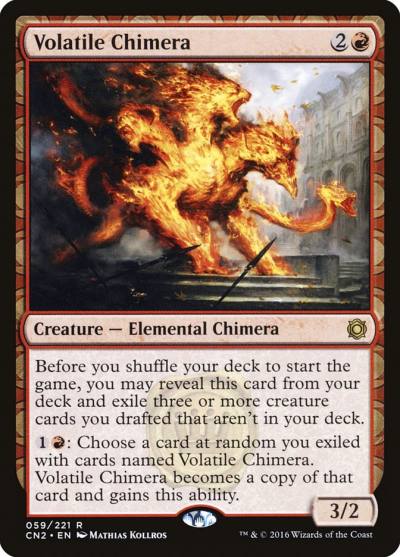 Volatile Chimera 59 Conspiracy: Take the Crown Magic card