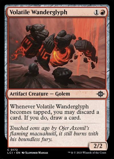 Volatile Wanderglyph 172 The Lost Caverns of Ixalan Magic card