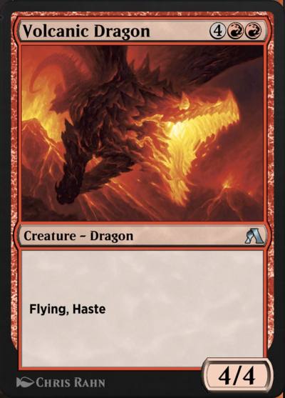 Volcanic Dragon ANB-88 Arena Beginner Set Magic card