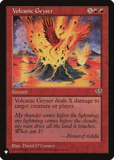 Volcanic Geyser PLST-MIR-202 The List Magic card