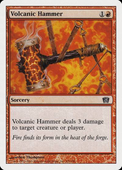 Volcanic Hammer 8ED-231 Eighth Edition Magic card
