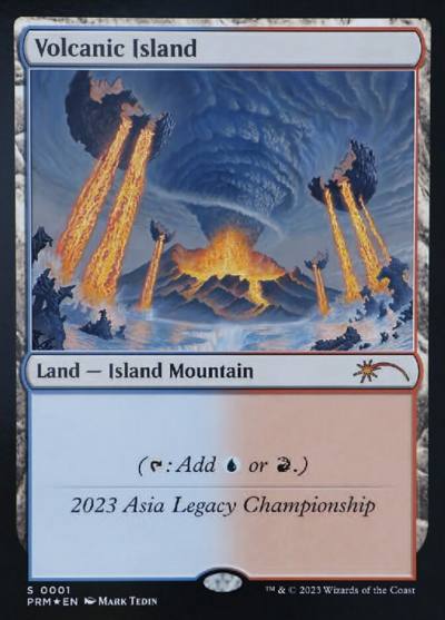 Volcanic Island OLGC-2023A Legacy Championship Magic card