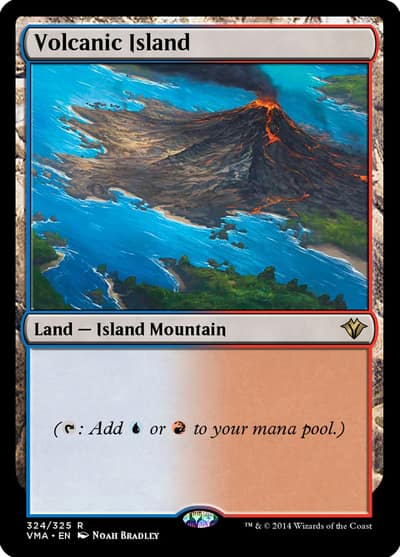 Volcanic Island VMA-324 Vintage Masters Magic card