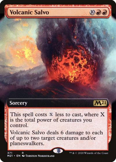 Volcanic Salvo M21-371 Core Set 2021 Magic card