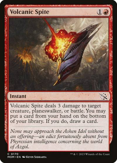 Volcanic Spite MOM-170 March of the Machine Magic card