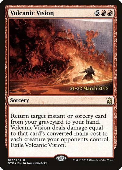 Volcanic Vision PDTK-167S Dragons of Tarkir Promos Magic card