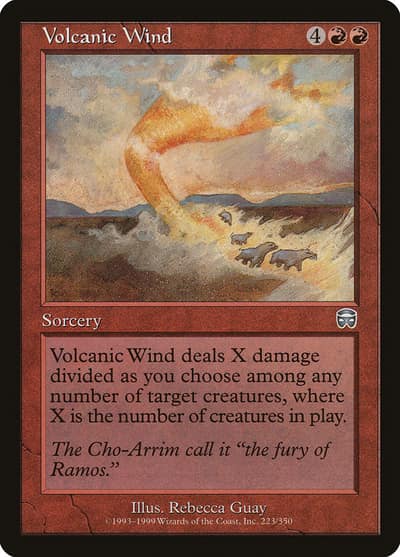 Volcanic Wind MMQ-223 Mercadian Masques Magic card